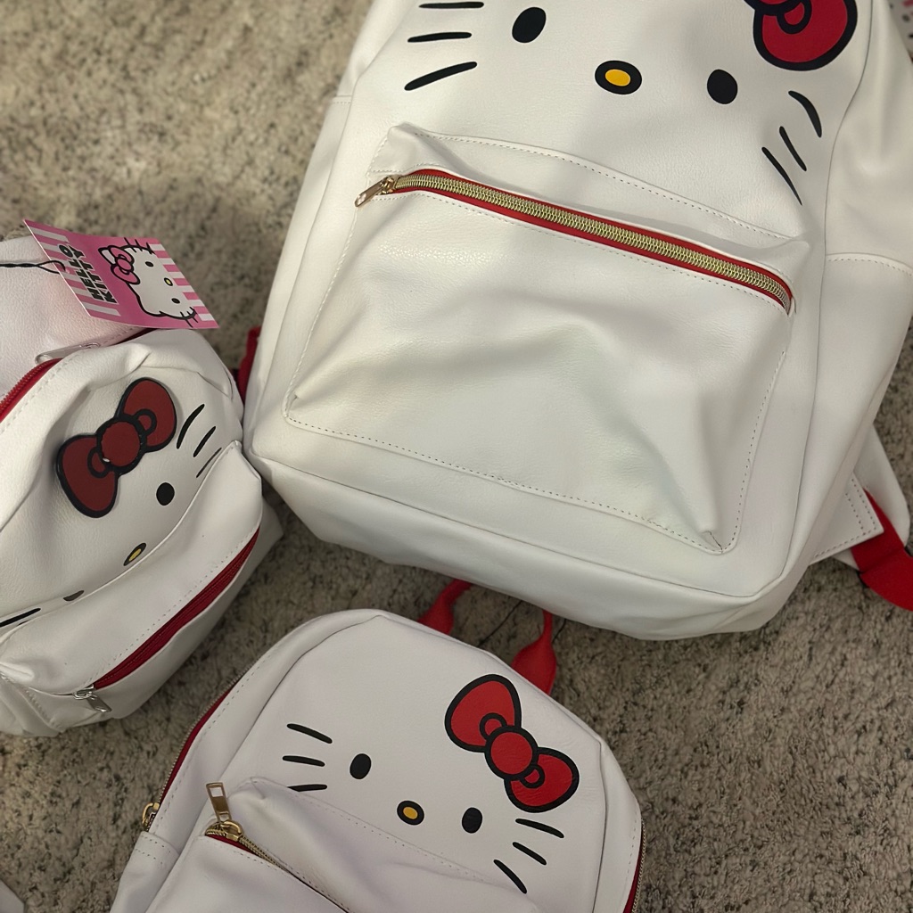 Nwt Hello Kitty Backpacks 2 Mini And 1 Adult